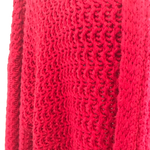 Cotton Emporium Nordstrom Red Cardigan Sweater - Picture 2 of 5